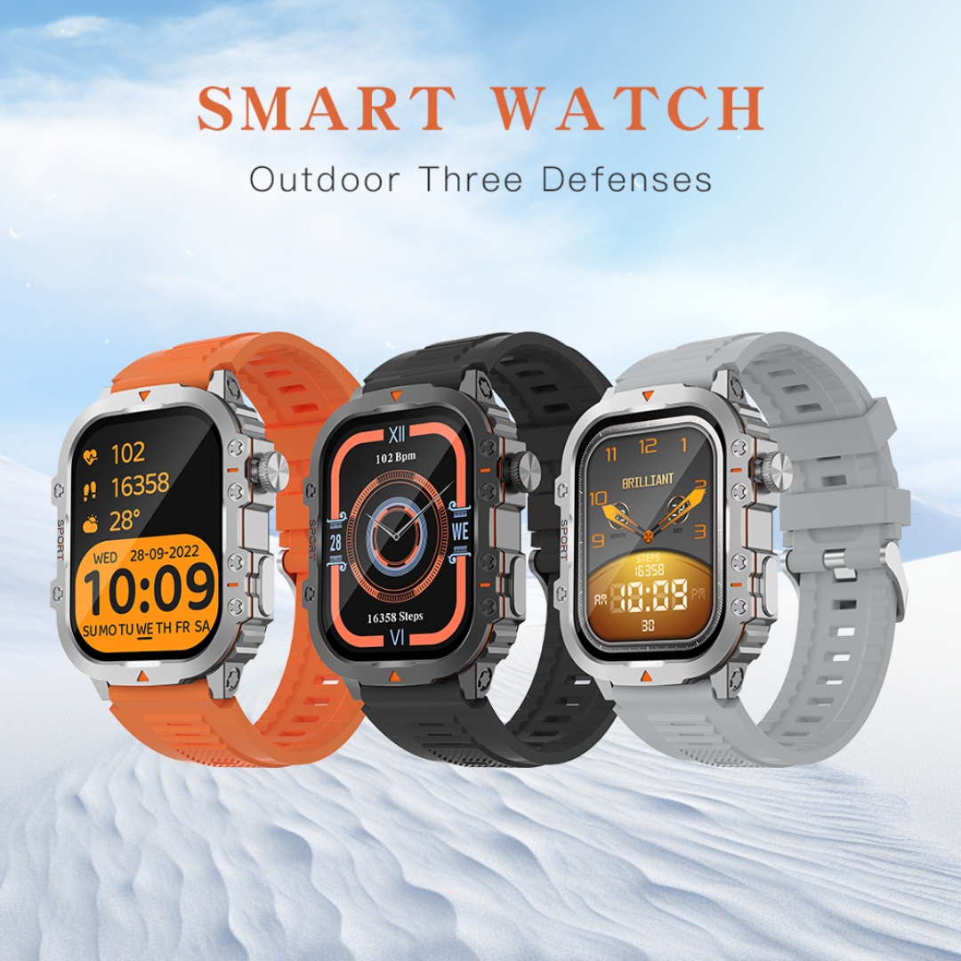 Outdoor Adventure Reservations - Inteligentny zegarek dla mężczyzn Tracker przygód