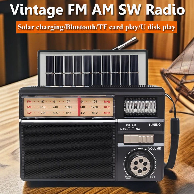 Emergency Radio Solar - Przenośne radio awaryjne pełnozakresowe zasilane energią