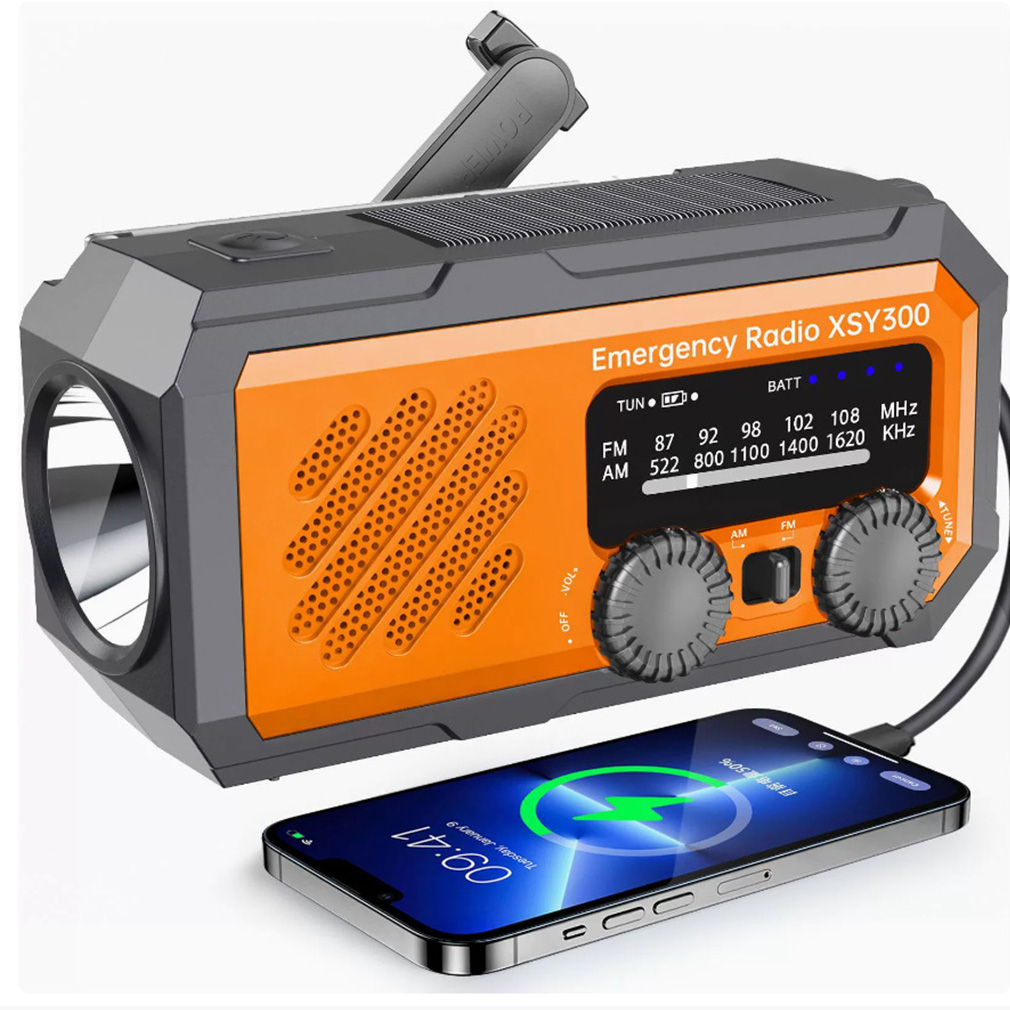 Emergency Radio Solar - Nowe radio awaryjne 2000mAh z dynamo,