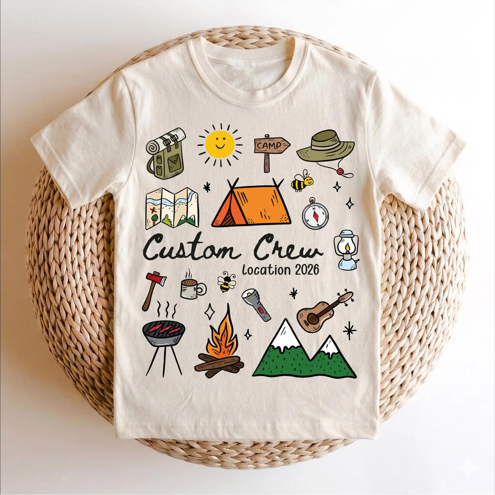 Koszulka Custom Camping Crew 2 – Outdoor Adventure Group recenzja i cena