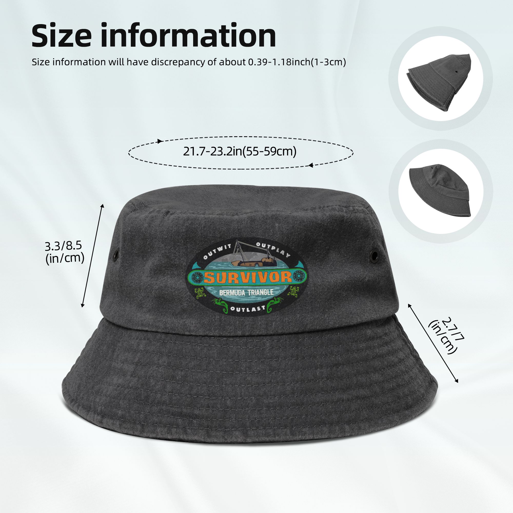 Kapelusz typu bucket hat z mot – Outdoor Adventure Show recenzja i cena