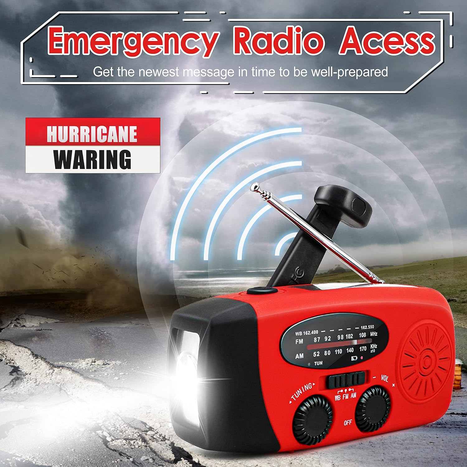 Wielofunkcyjny generator ręczn – Emergency Radio Solar recenzja i cena