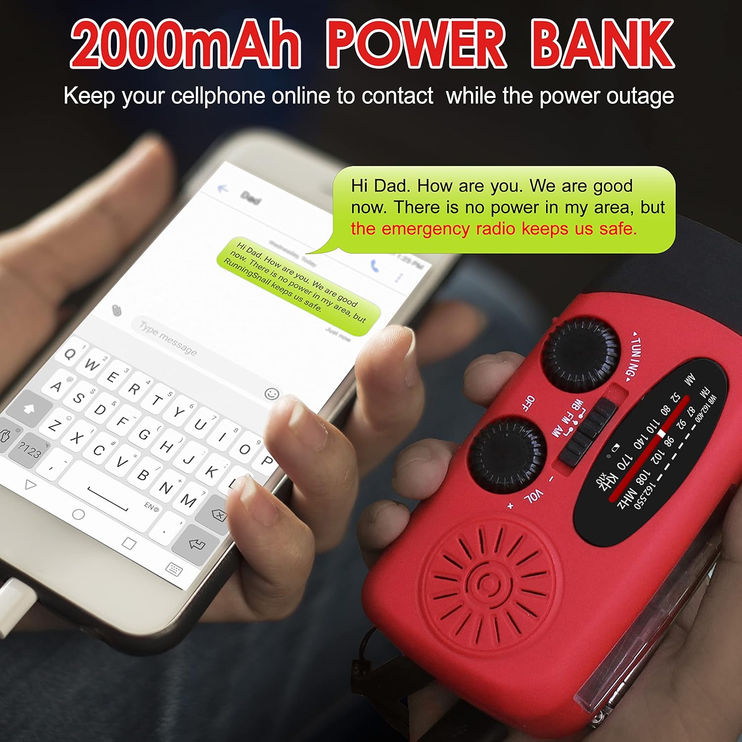 Wielofunkcyjny generator ręczn – Emergency Radio Solar recenzja i cena