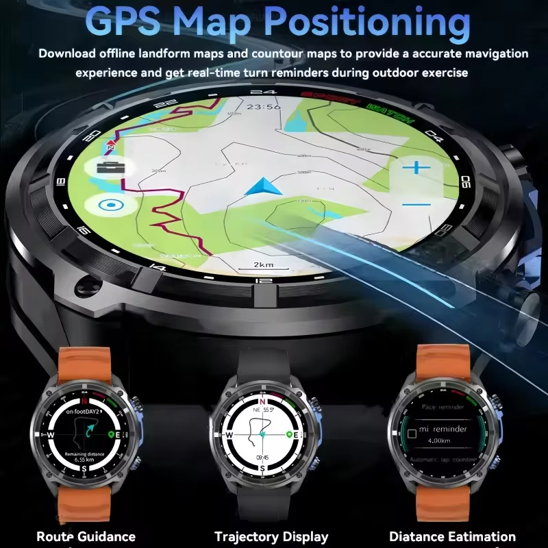 Nowy Męski Smartwatch GPS z Ma – Outdoor Adventure Reservations recenzja i cena