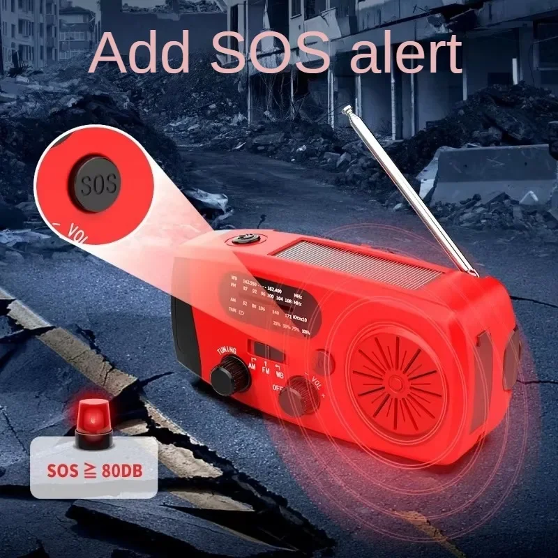 Przenośna wielofunkcyjna ręczn – Emergency Radio Solar recenzja i cena