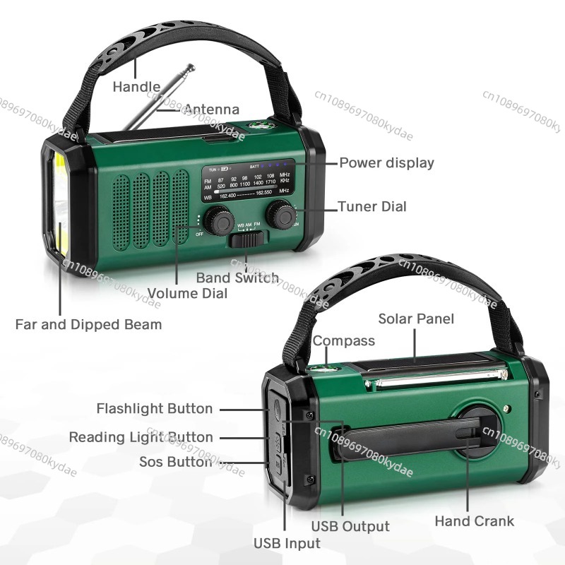 Radio pogodowe z korbką ręczną – Emergency Radio Solar recenzja i cena