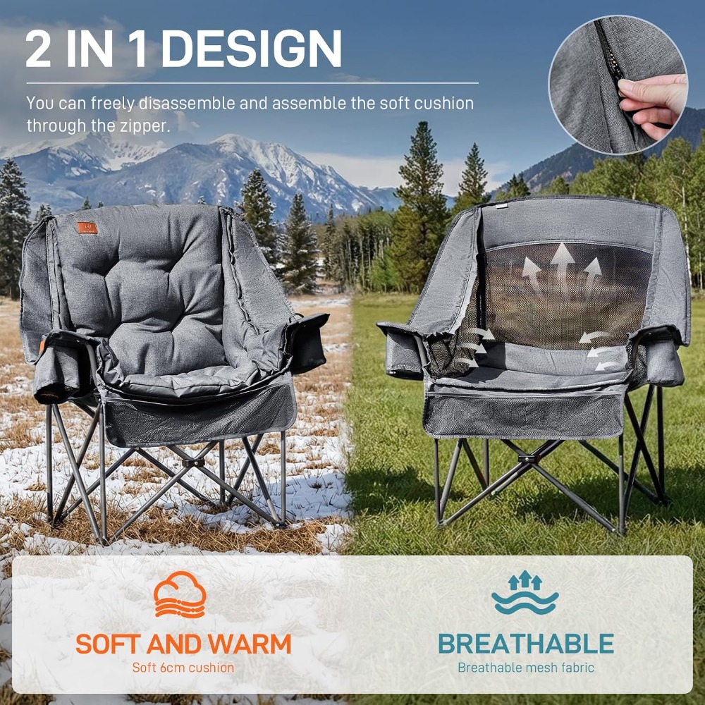 Wytrzymałe krzesło kempingowe  – Outdoor Adventure Xl recenzja i cena