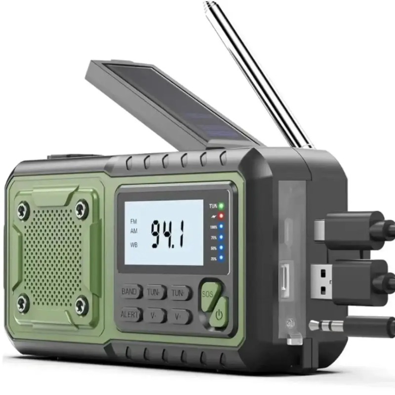 Radio solarno-krankowe 4000mAh – Emergency Radio Solar recenzja i cena