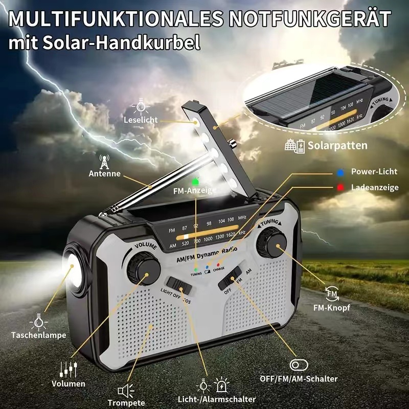 Radio słoneczne, przenośne rad – Emergency Radio Solar recenzja i cena