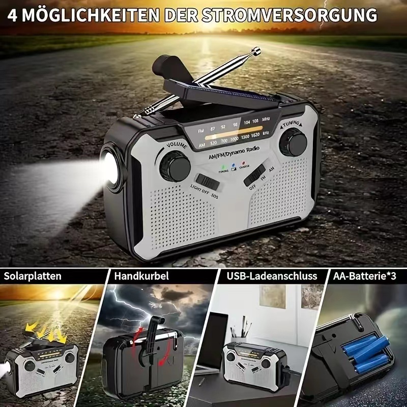 Radio słoneczne, przenośne rad – Emergency Radio Solar recenzja i cena