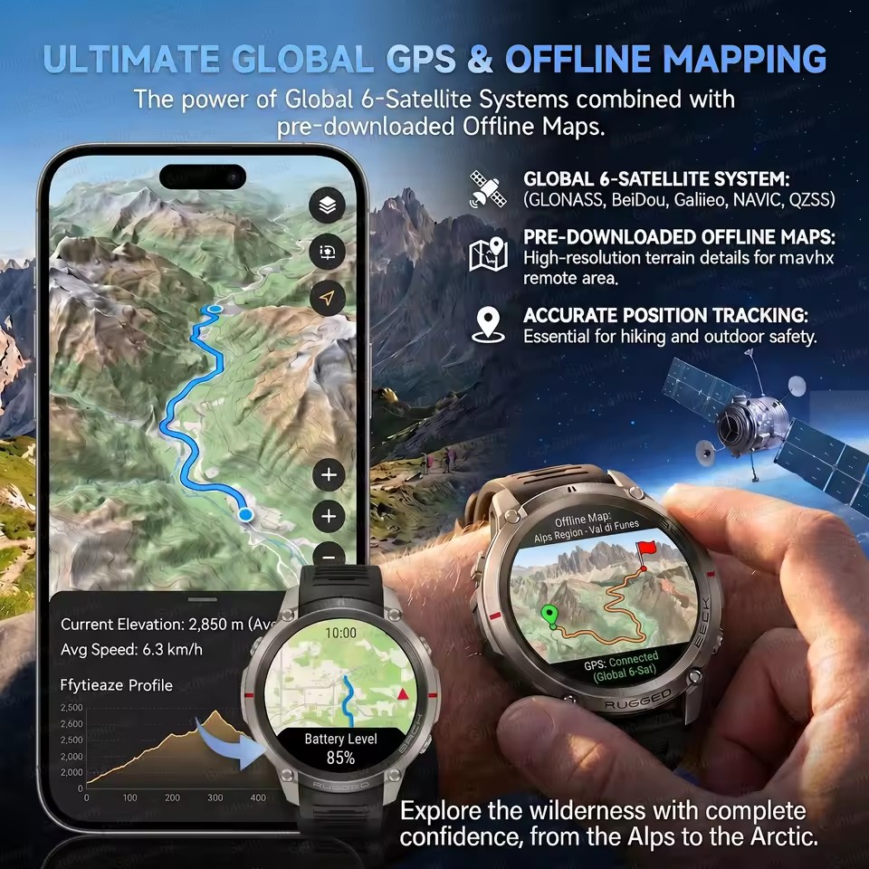Nowy Smartwatch Męski z Wbudow – Outdoor Adventure Reservations recenzja i cena