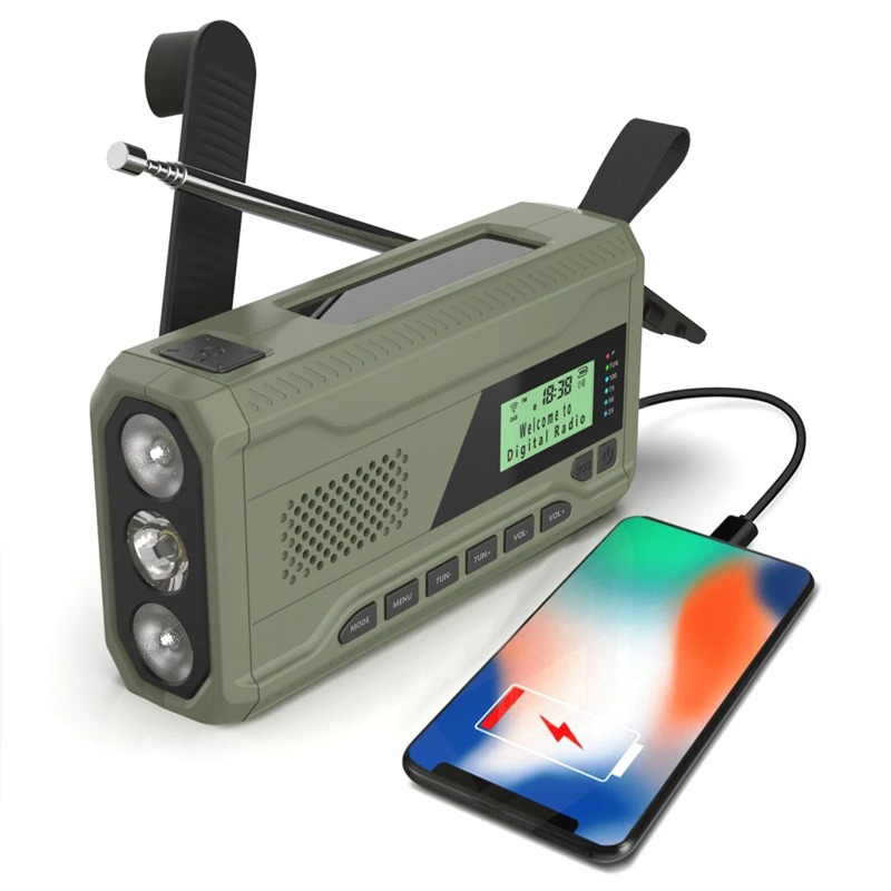 Radio DAB/FM Bluetooth, radio  – Emergency Radio Solar recenzja i cena
