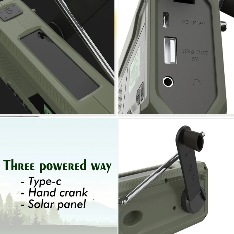 Radio DAB/FM Bluetooth, radio  – Emergency Radio Solar recenzja i cena